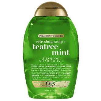 شامپو چای سبز او جی ایکس OGX Refreshing Scalp + Teatree Mint Shampoo