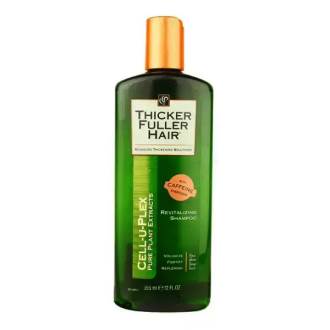 شامپو ضد ریزش و گیاهی احیا کننده مو کافئین تیکر فولر هیر Thicker Fuller Hair Revitalizing Shampoo